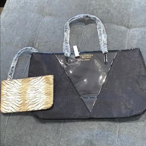 Victoria secret tote and smaller bag